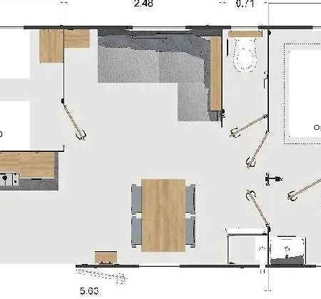 Ocean Soleil Relax Mobil Lapignade 4 Etoiles Camping *
